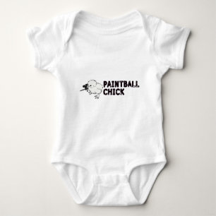 Paintball Chick Baby Bodysuit