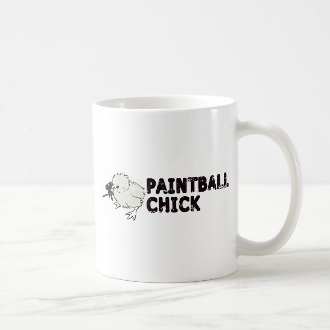Paintball Chick Coffee Mug (Right)