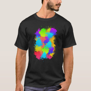 Paintball Colourful Markirer Marked Paintballer T-Shirt