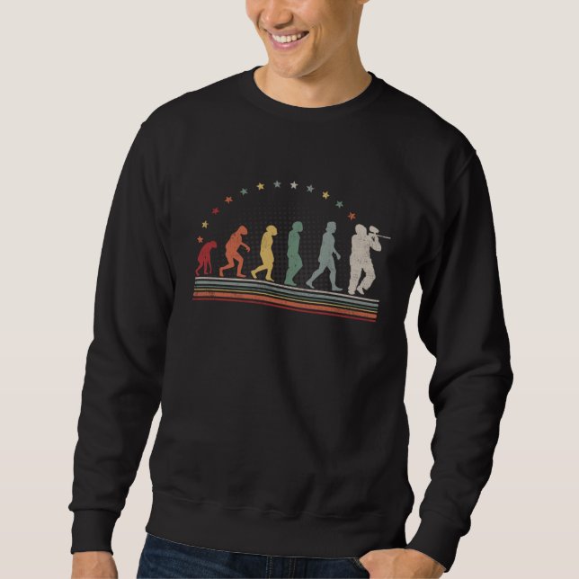 Paintball Evolution Retro Airsoft Hobby Paintball Sweatshirt (Front)