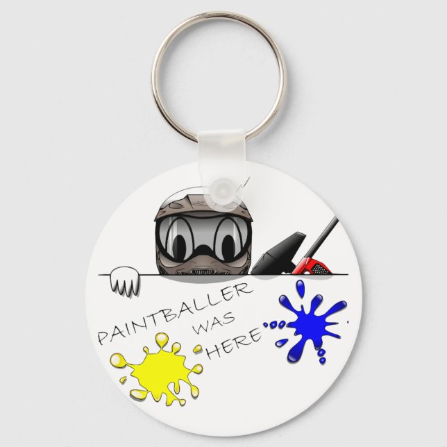 Paintball Gear Key Ring (Front)