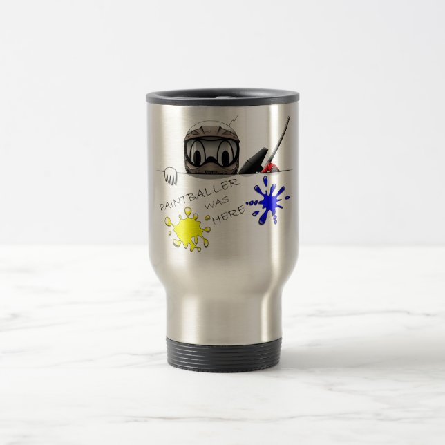 Paintball Gear Travel Mug (Center)