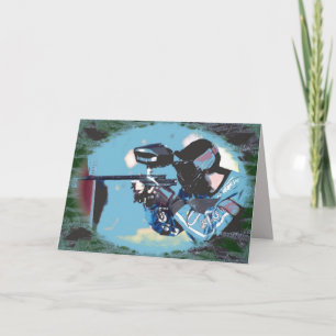 Paintball Greeting Cards