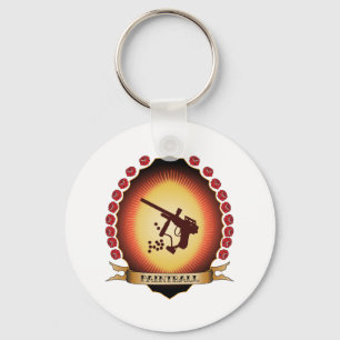 Paintball Mandorla Key Ring