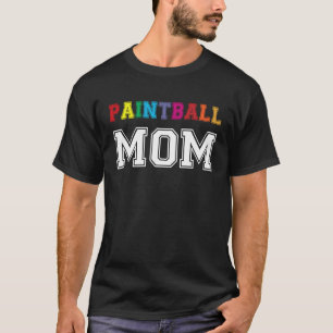 Paintball Mum  Paint Splatter Sporting Paintball T-Shirt
