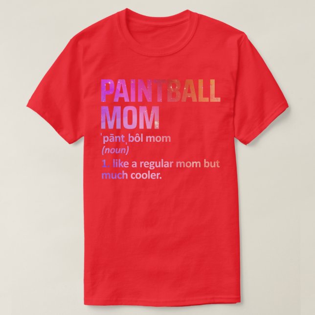 paintball mum T-Shirt (Design Front)