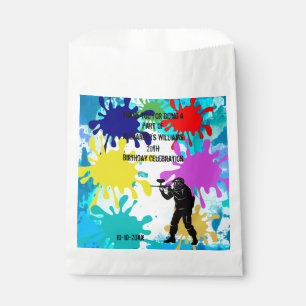 Paintball Party Favour Bags