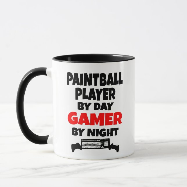 Paintball Player Gamer Mug (Left)