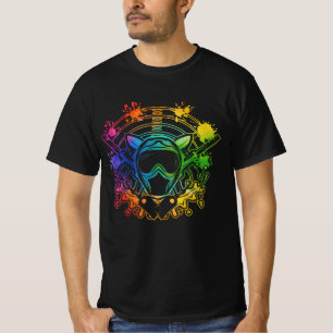 Paintball Player Paint Shooting Paintballer Air Gu T-Shirt