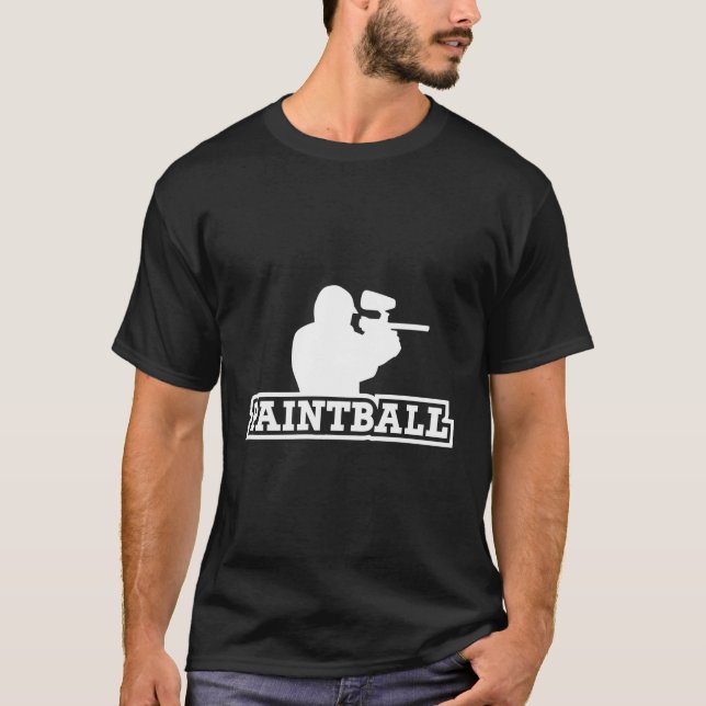 Paintball Player T-Shirt (Front)