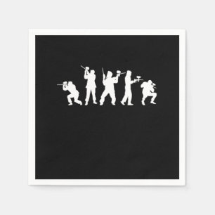 Paintball Players Paintball Marker Paintball Gun G Napkin