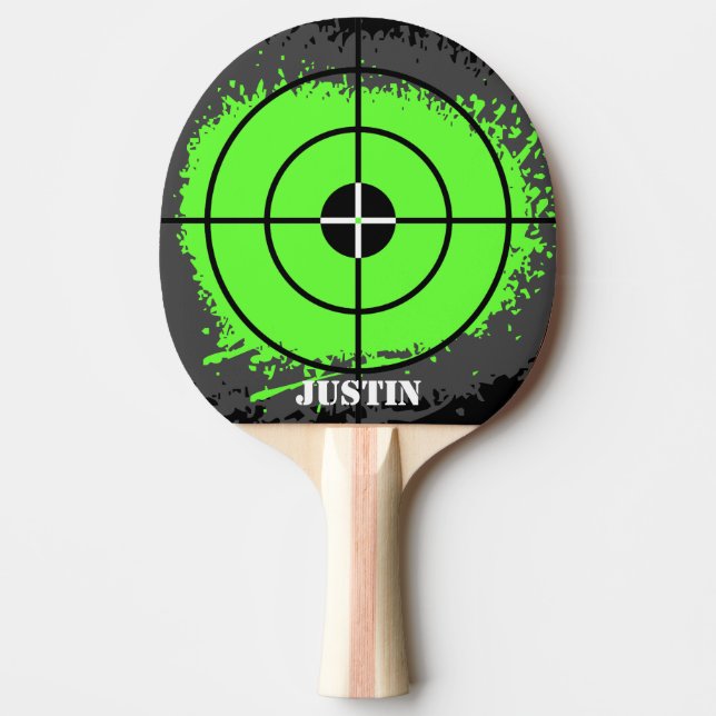 Paintball splash table tennis ping pong paddle (Front)