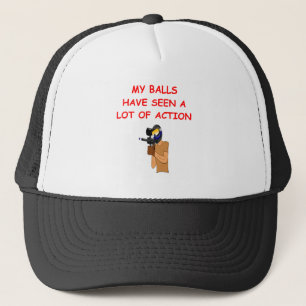 paintball trucker hat
