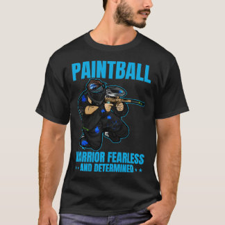 Paintball Warrior Airsoft Funny Paintballing Paint T-Shirt