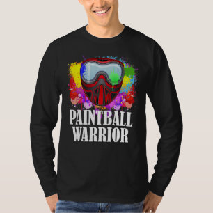 Paintball Warrior Mask Squad Paintballer Air Gun S T-Shirt