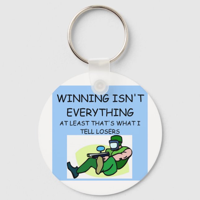 PAINTBALL winner Key Ring (Front)