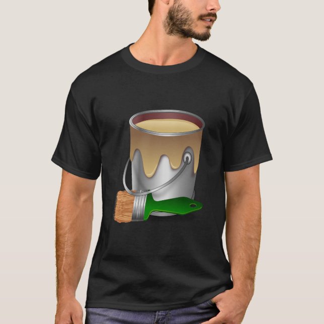 Paintbrush and Can  T-Shirt (Front)