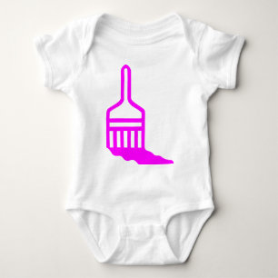 Paintbrush Icon Baby Bodysuit