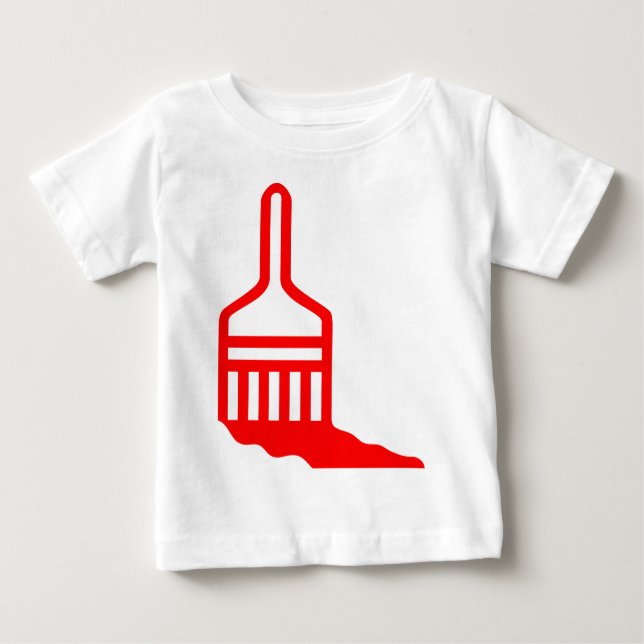 Paintbrush Icon Baby T-Shirt (Front)