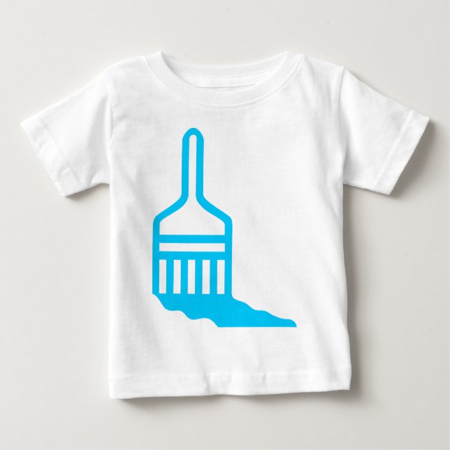 Paintbrush Icon Baby T-Shirt (Front)