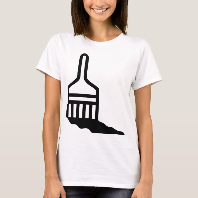Paintbrush Icon T-Shirt (Front)