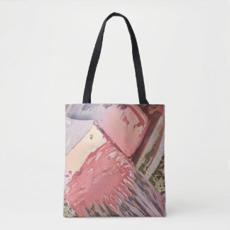 Paintbrush painting hobby shows abstract art tote bag