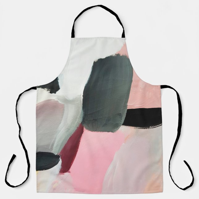 Painted abstract background. Abstract art backgrou Apron (Front)