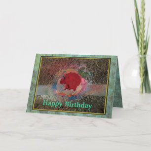 Painted Abstract Card