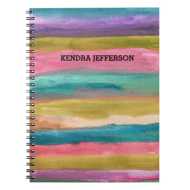 painted abstract notebook (Front)