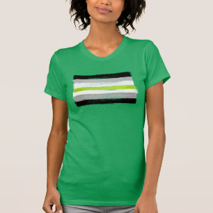Painted Agender Pride T-Shirt