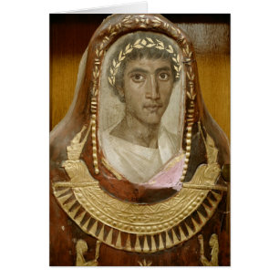 Painted and gilded mummy case of Artemidorus