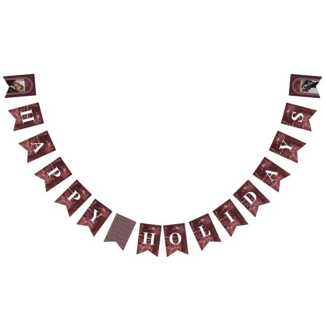 Painted Arch Holiday Party Bunting Banner - Red (All)