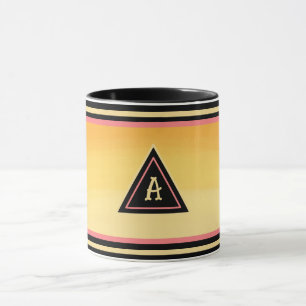 Painted background mug