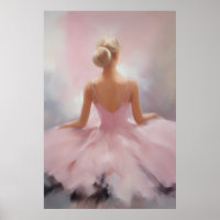 Painted Ballerina in Pink
