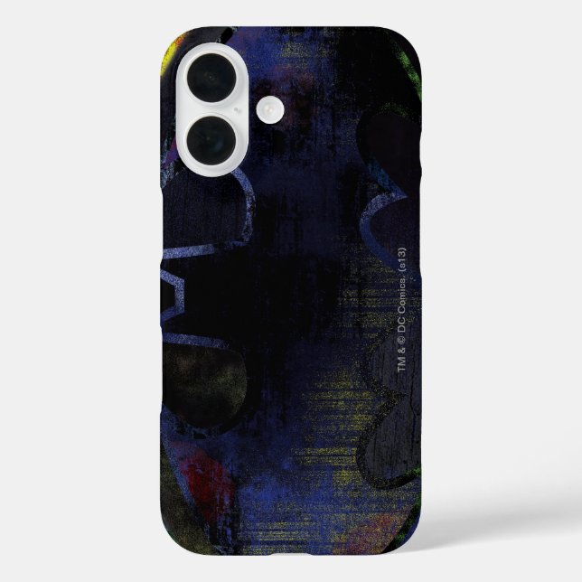 Painted Bat Symbol Case-Mate iPhone Case (Back)