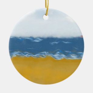 Painted Beach Ornament