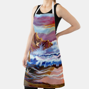 Painted Beach Sunrise Apron