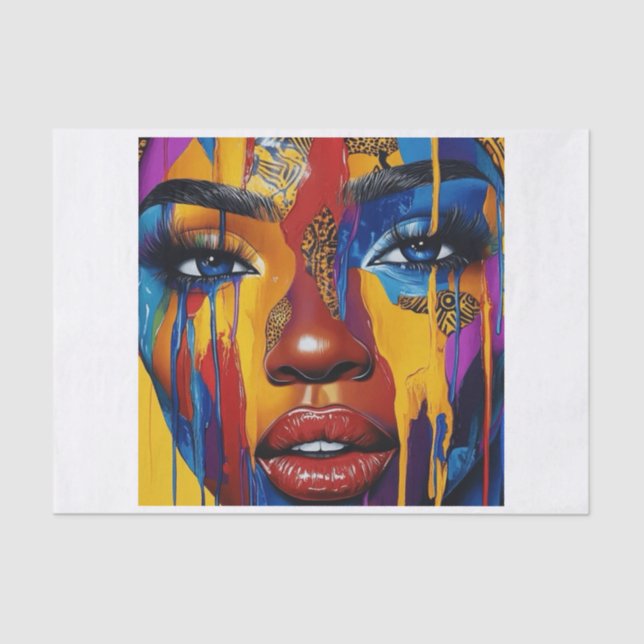 Painted Beauty8 Tissue Paper (Front)