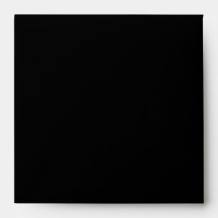 Painted Black Square Envelope