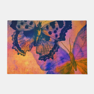 Painted butterflies  doormat