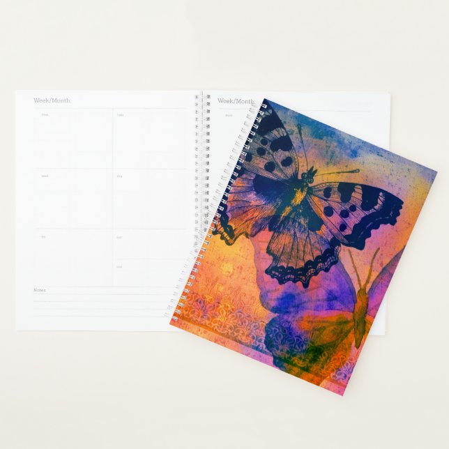 Painted butterflies  planner (Display)