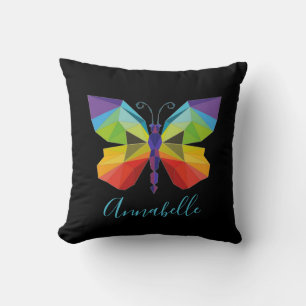 Painted Butterfly, personalised Cushion