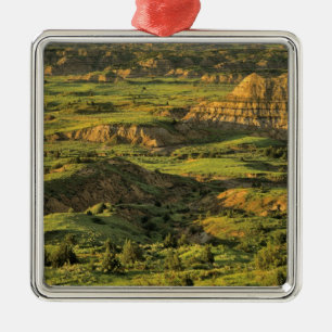 Painted Canyon After Storm in Theodore Roosevelt Metal Tree Decoration