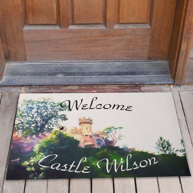 Painted Castle Welcome Doormat (Creator Uploaded)