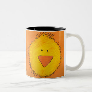 Painted Chick Two-Tone Coffee Mug
