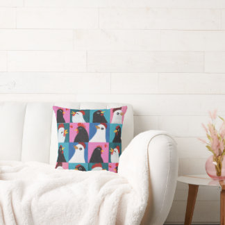 Painted Chickens  Cushion