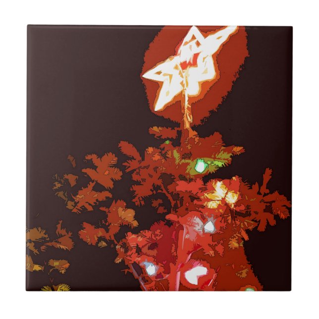 Painted Christmas Tile (Front)