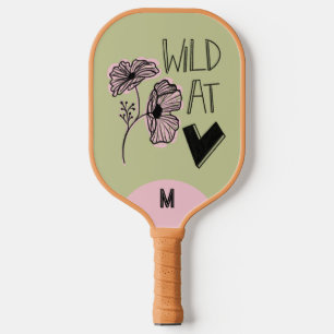 Painted Clouds Green Coral Blue Pickleball Paddle