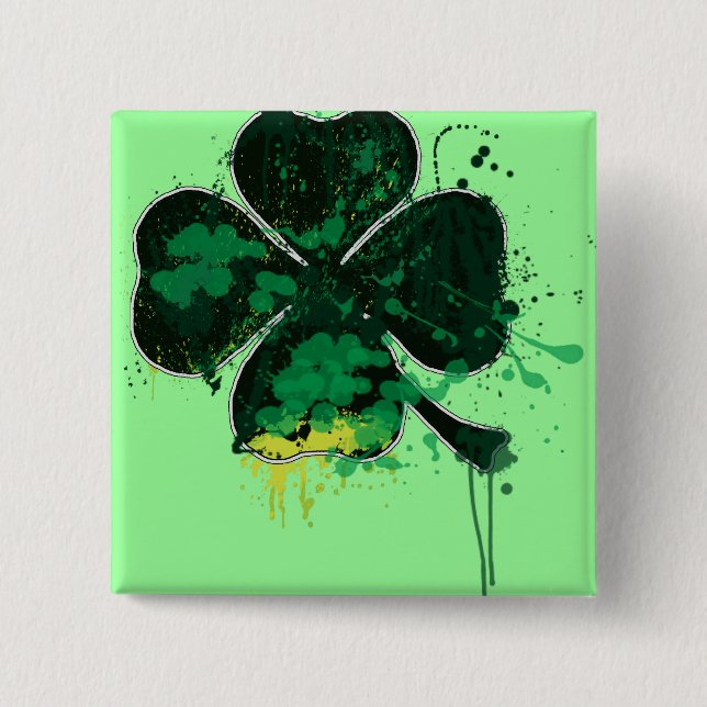 PAINTED CLOVER PIN (Front)