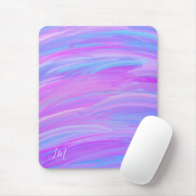 Painted Colours Personalised Mouse Pad (With Mouse)